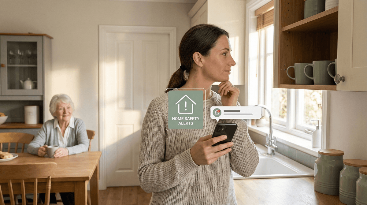 Cozy home exterior — safe for aging in place